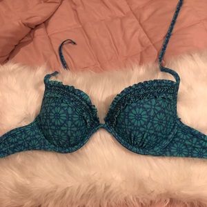 Aerie Flower Printed Bikini Top